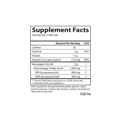 Carlson, Super Omega-3 Gems®, высокоэффективные омега-3 кислоты из рыбы дикого улова, 4