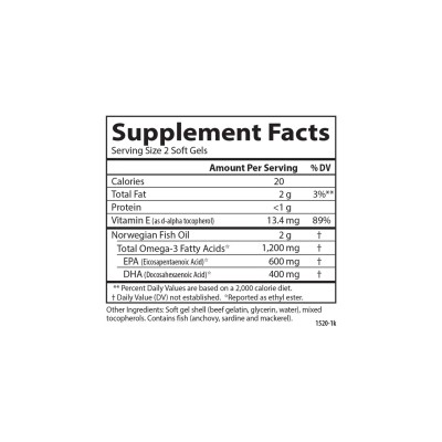 Carlson, Super Omega-3 Gems®, высокоэффективные омега-3 кислоты из рыбы дикого улова, 2