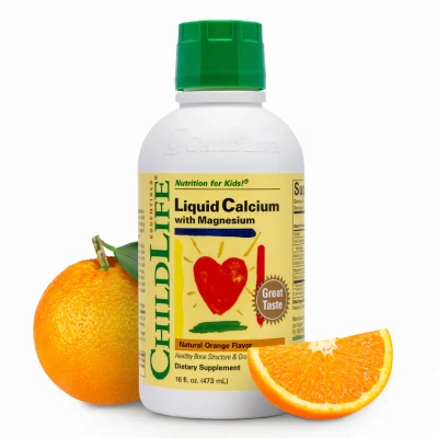 ChildLife Essentials, жидкий кальций с магнием, с натуральным апельсиновым вкусом, 474 мл 1