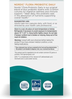 Пробиотики, Flora Probiotic, Nordic Naturals, ежедневные 3