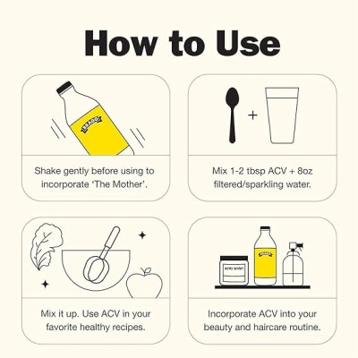 Bragg Apple Cider Vinegar 12/32 fl oz (946 ml) 5