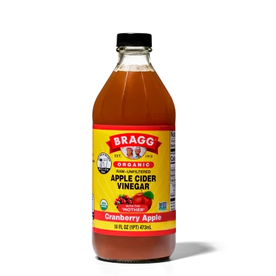 Bragg, Organic Apple Cider Vinegar With The 'Mother', Cranberry Apple 1