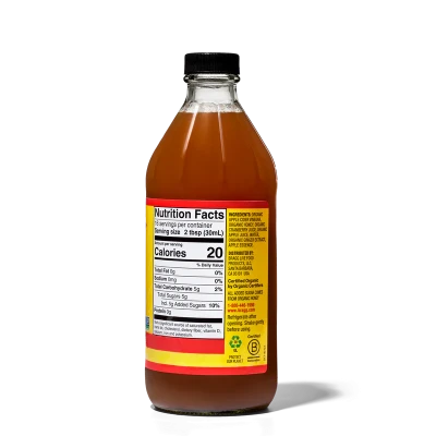 Bragg, Organic Apple Cider Vinegar With The 'Mother', Cranberry Apple 2