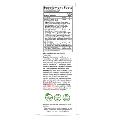 Nature's Answer, детский спрей для горла MulleinX®, 2